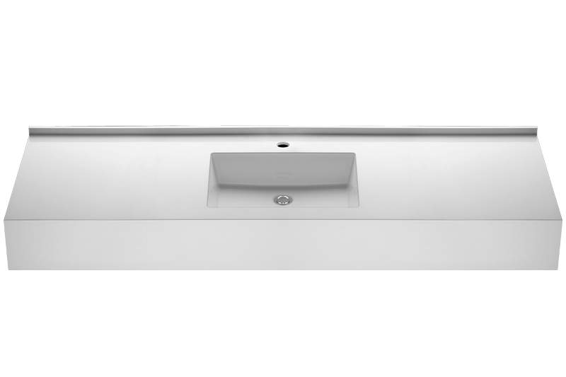 Umywalka mineralny odlew na wymiar Cubus 550, biała , z/o na bat.  CONTI+CONW1101300