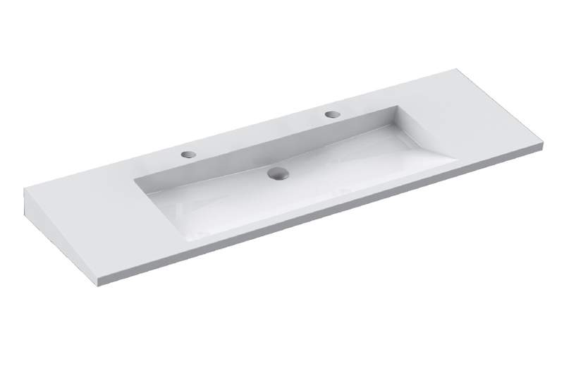 Umywalka mineralny odlew na wymiar Futura K 1100, biała , z/o na bat.