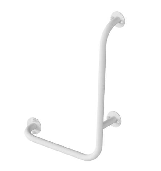 Poręcz kątowa Ø 32 40x80cm biała Art. RK 9a