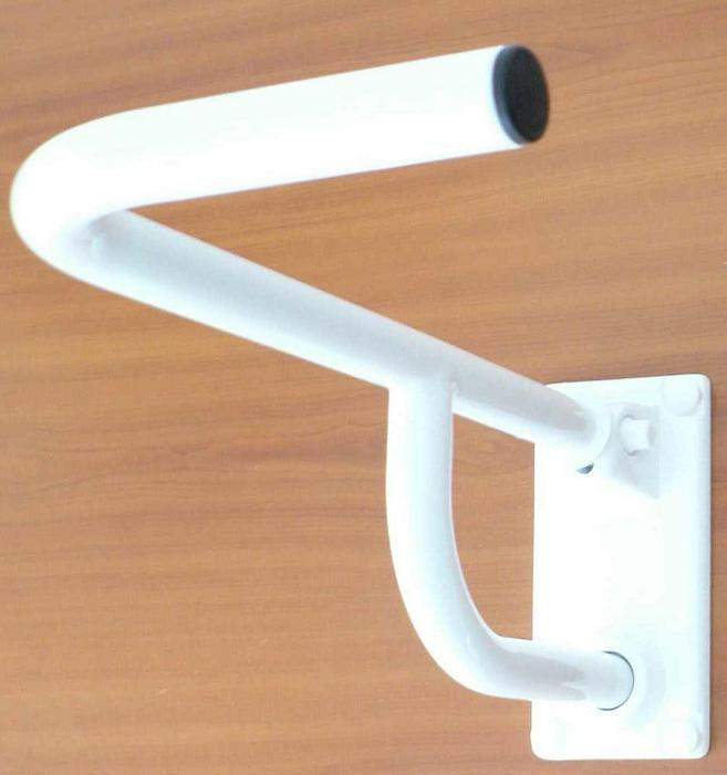 Poręcze podnoszone Ø 32 mm, kątowe białe Art.RK 24