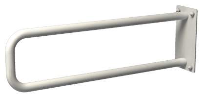 Poręcze łukowe białe, stałe fi25 dł.60-80cm. UR 6s - UR 8s