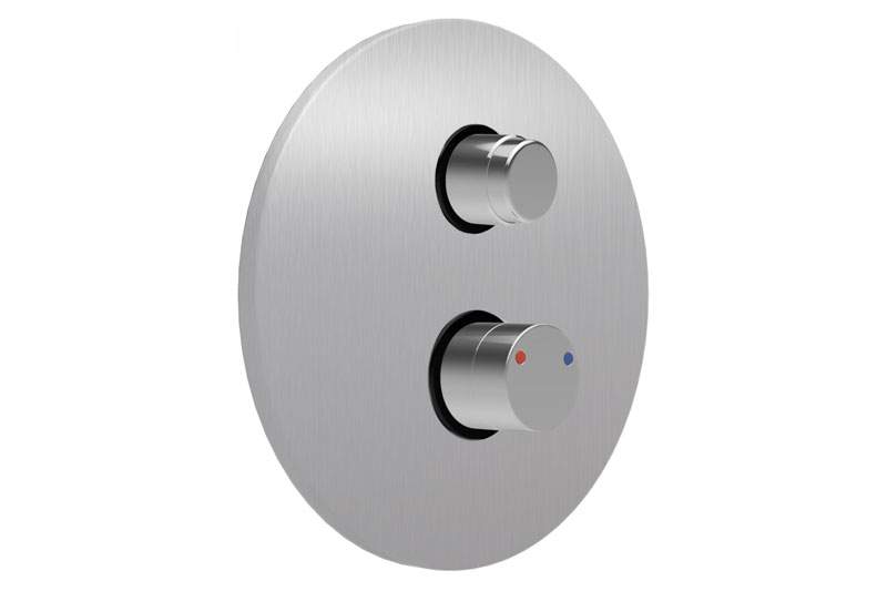 Prysznic podtynkowy CONTI+ CONGENIAL Hydrauliczny mechaniczny okrągły Dez.term. Termostatyczny Stal nierdzewna DN15 CONM2113215020