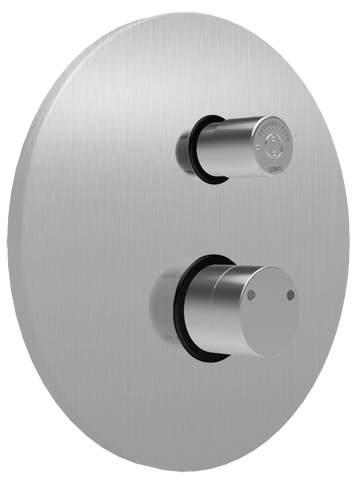 Prysznic podtynkowy CONTI+ CONGENIAL FIT  Hydrauliczny mechaniczny okrągły Termostat. Stal nierdzewna DN15 CONM2114215000