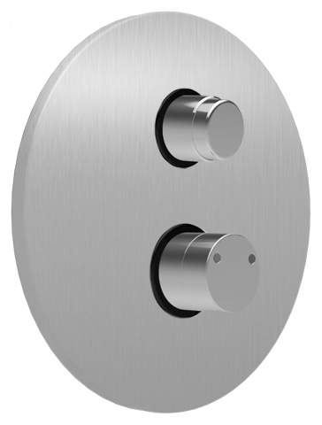 Prysznic podtynkowy CONTI+ CONGENIAL hydraulika wodna mechaniczny okrągły termostatyczny ze stali nierdzewnej DN15 CONM2113214000