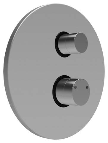 Prysznic podtynkowy CONTI+ CONGENIAL pokrętło Otw./Zam. mechaniczny okrągły Termostat. Stal nierdzewna DN15 CONM2113216000