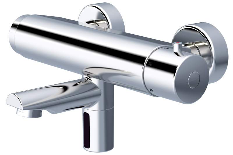 Bateria ścienna umyw.-zlew. Conti+Lino W35