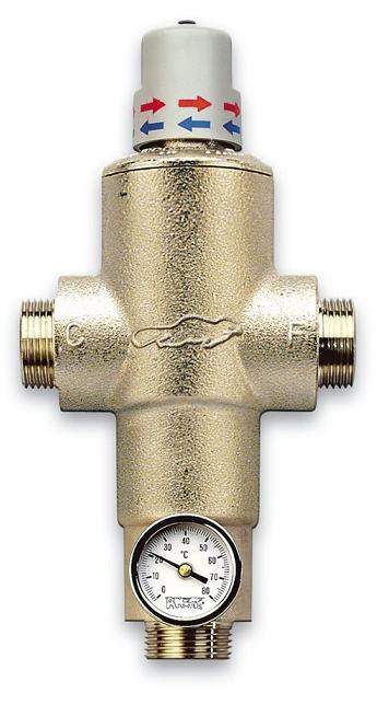 Mieszacze termostatyczne ciepłej wody z serii ECOSAN