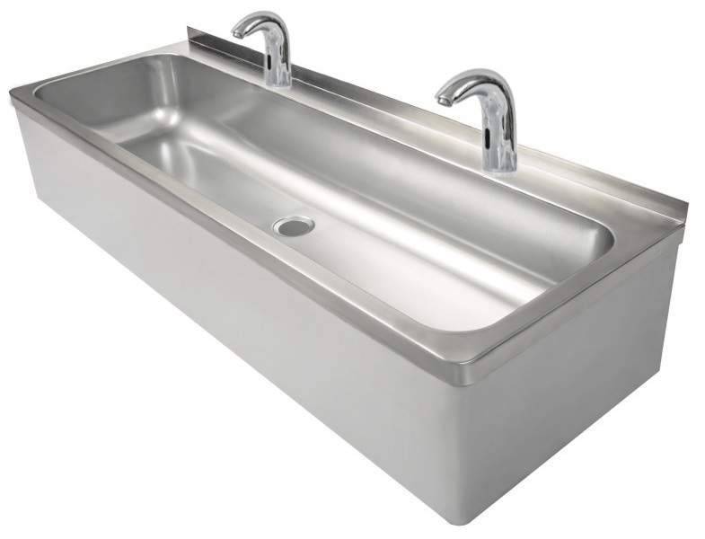 Umywalka ze stali nierdzewnej, jednokomorowa, obudowana Art. 120H/ EU2-EU2/AC